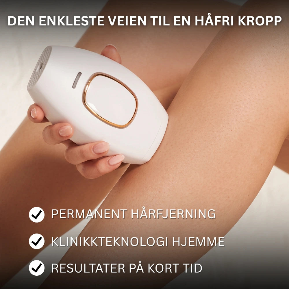 Silky® IPL-Laser - Permanent fjerning av kroppshår