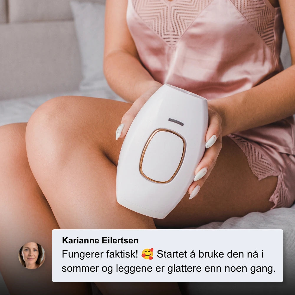 Silky® IPL-Laser - Permanent fjerning av kroppshår